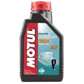 MOTUL OUTBOARD TECH 10W30 SEMI-SYNTHETIC OIL 4T 1L