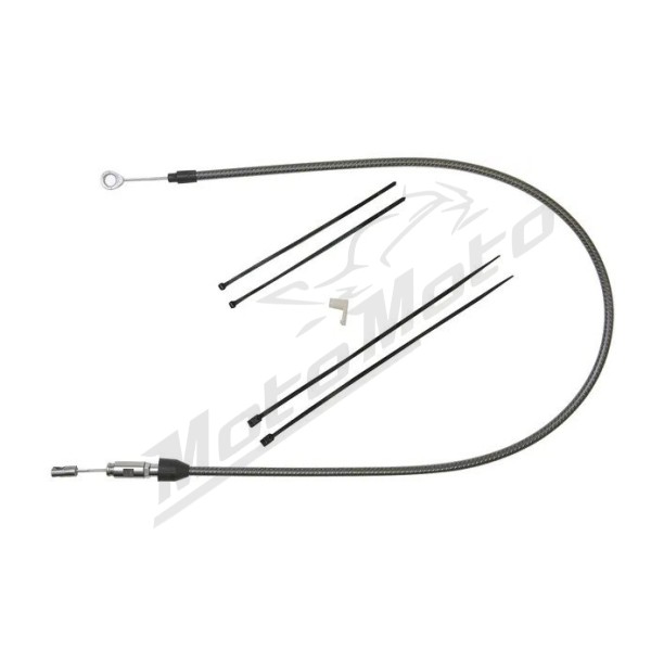 MAGNUM SHIELDING Karbon Fiber Quick Connect Upper Clutch Cable Harley Davidson FLDE / FLFB / FLFBSS / FLSL / FLTRK 1750/1977 18-24 122cm