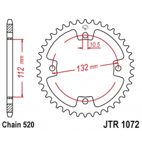 Rear sprocket JTR1072