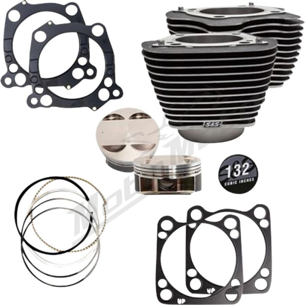 S&S CYCLE Big Bore Cylinder Kit Harley Davidson FLDE / FLFB / FLFBS / FLH 1690-1923cc 17-23