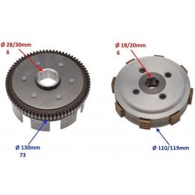 Sankabos kompl. ATV / CROSS / SHINERAY XY125-10D 4T