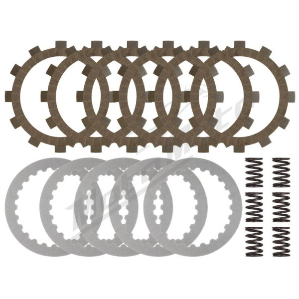 Psychic clutch discs, spacers and springs (set racing) KTM SX / XC 60-65cc 98-08
