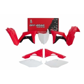 RACETECH Plastikų komplektas CRF 250/450cc 17-21 Raudona/ Balta/ Juoda