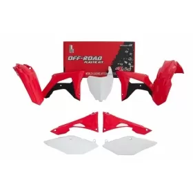 RACETECH Plastikų komplektas CRF 250/450cc 17-21 Raudona/ Balta/ Juoda