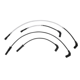 MAGNUM SHIELDING Spark Plug Wires Chrome Harley Davidson FLHR / FLHTK / FLHTKL / FLTRXS / FLTRXSTSE 1750/1977 17-24