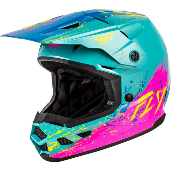 Helmet Off-road FLY RACING YOUTH KINETIC DRIP