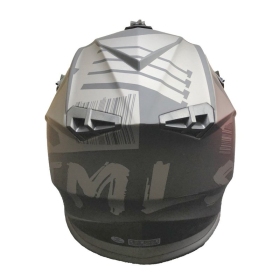 Motocross helmet Timeless MX Terrain Flow matt black / grey