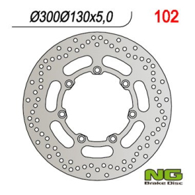 NG BRAKES Front Fixed Brake Disc 300mm Kawasaki EN / VN 500-1600cc 88-03