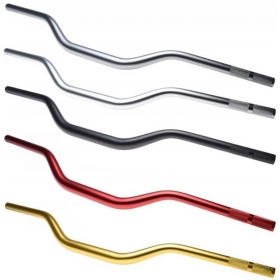 UNIVERSAL HANDLEBAR ALUMINIUM Ø25,4mm 802mm (Ø22mm ends)