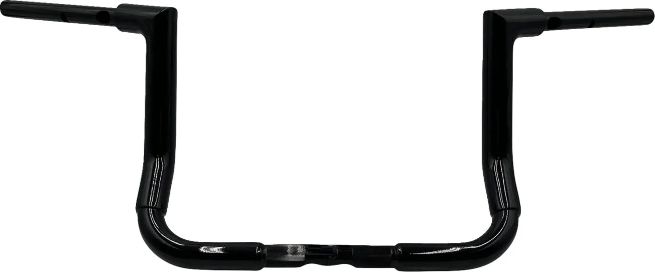FAT BAGGERS INC. 1-1/2" EZ Install Flat Top Batwing Handlebar Black 38mm 91,5cm (30,5cm)
