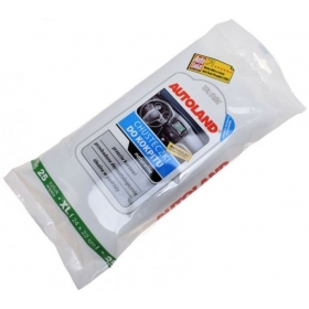 AUTOLAND PLASTIC CLEANING WIPES 25 PCS