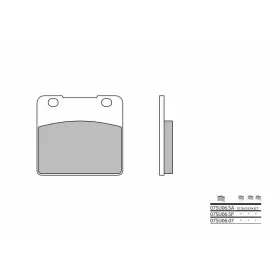 BREMBO Street Carbon Ceramic Brake pads ​​​​​​​SUZUKI GSX / GSX-R / GV / RG 400-1400cc 1985-1994
