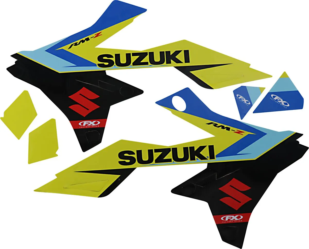 FACTORY EFFEX EVO Series Graphic Kit Suzuki RM-Z 250-450cc 18->