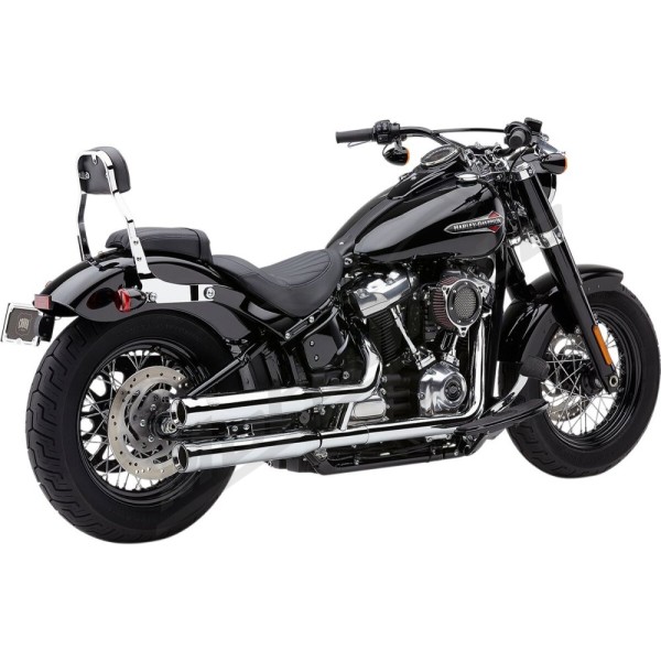 COBRA Neighbor Hater Slip-On Mufflers Harley Davidson FLDE / FLHC / FLHCS / FLI 1750-1868cc 18-24