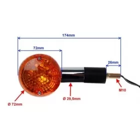 Turn signal SUZUKI VX / GSX 400-1100cc 1pc