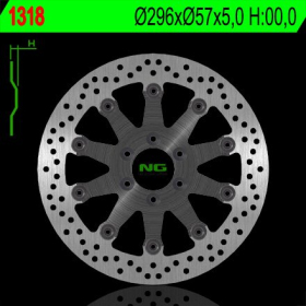 NG BRAKES Front Floating Brake Disc 296mm Suzuki VS 600-1400cc 85-05
