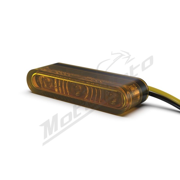 HIGHSIDER pro Star-MX1 PRO LED Indicator Black/Smoke E-Approved (Pair)