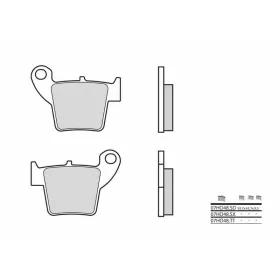 BREMBO Off-Road Sintered Metal Brake pads front ​​​​​​​TM RACING MX / SMX 85-100cc 2013-2022