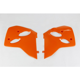 UFO Radiator Side Plastics Orange KTM EXC / SX 380-620 93-95