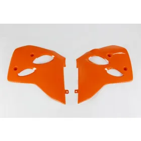 UFO Radiator Side Plastics Orange KTM EXC / SX 380-620 93-95