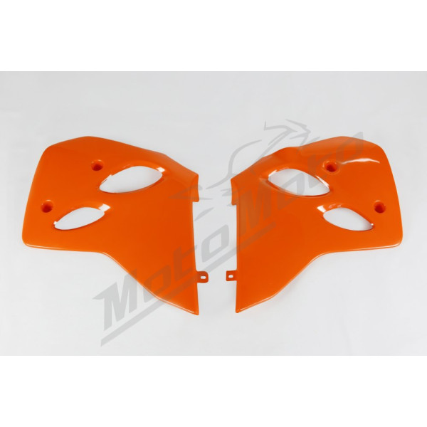 UFO Radiator Side Plastics Orange KTM EXC / SX 380-620 93-95