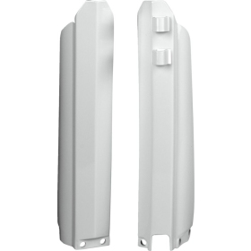 POLISPORT Fork Guard Covers White YAMAHA YZ 125-426cc 1996-2004