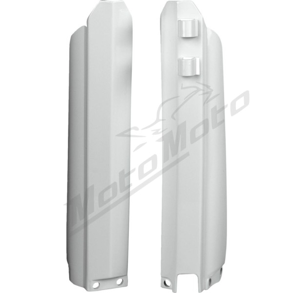 POLISPORT Fork Guard Covers White YAMAHA YZ 125-426cc 1996-2004