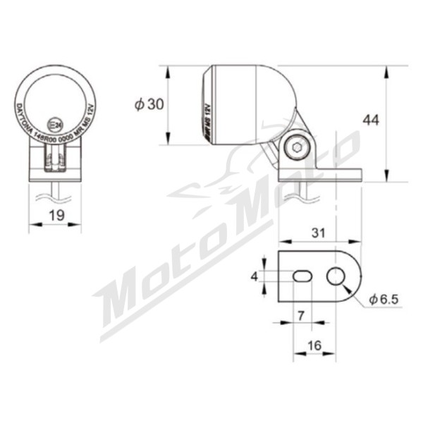 DAYTONA D-Tail LED Universal Taillight