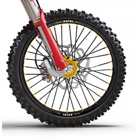 HAAN sukomplektuotas priekinis ratas - 19x1,40x36T KAWASAKI KX