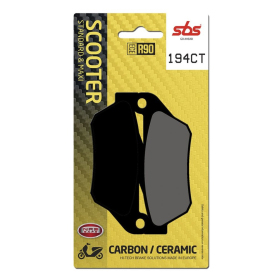 SBS CT Scooter Carbon Tech Organic 194CT Brake Pads MBK / Yamaha 125-250cc 05-13