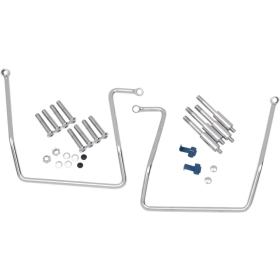 DRAG SPECIALTIES Chrome Saddlebag Support Brackets Harley Davidson FXD / FXDB / FXDBA 1340-1800cc 91-17