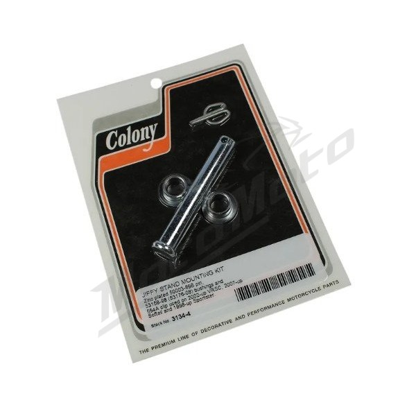 COLONY Jiffy Stand Mounting Kit Harley Davidson FLD / FXD / FXDL / FXST / XL / XS 883/1690 86-22
