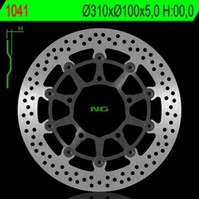NG BRAKES 1041 plaukiojantis stabdžių diskas SUZUKI GSX-R 600-1000 05-08