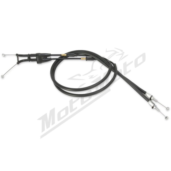 MOOSE OFFROAD Black Vinyl Throttle Cable Kawasaki KLX / KX 250-450cc 06-19