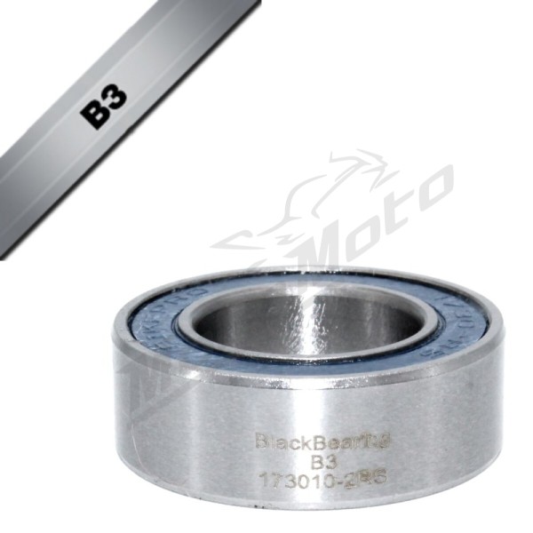 BLACK BEARING B3 guolis 17x30x10 mm MR173010-2RS