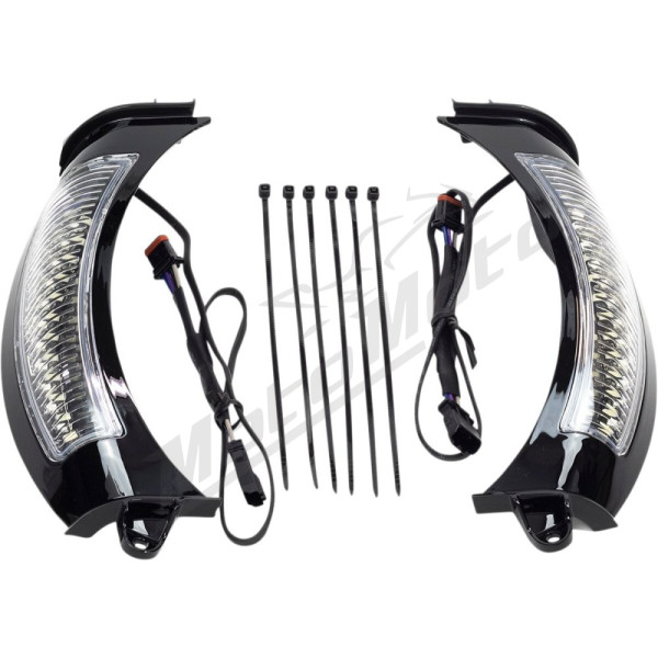 CIRO Fang® Headlight Bezels HARLEY DAVIDSON FLTRK / FLTRT / FLTRX / FLTRXS / FLTRXSE 1690-1923 15-25