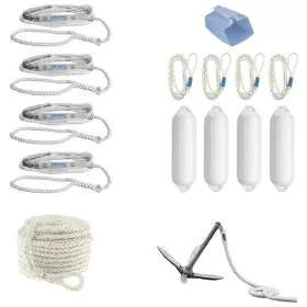 Anchoring set Polyropes White