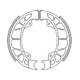 Brake shoes POLINI PEUGEOT / MORINI / MINARELLI / SYM / KYMCO / TGB / PIAGGIO / GILERA /  50 / 125 / 150cc 110x25