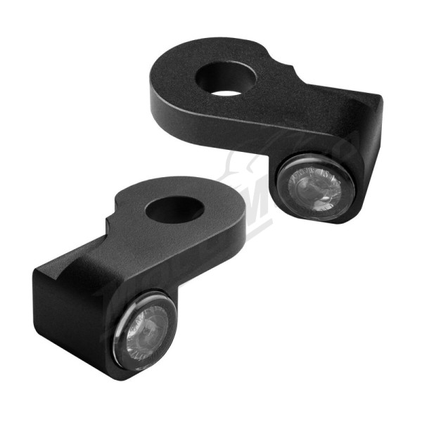 HEINZ BIKES NANO Series Handlebar Turn Signals Harley Davidson VRSCA / VRSCAW / VRSCD / VRSCX / CRSXF 1130/1250 02-17