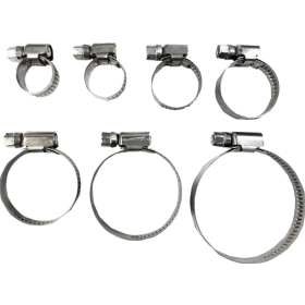 PARTS UNLIMITED nerūdijančio plieno žarnų spaustukai 8-12mm