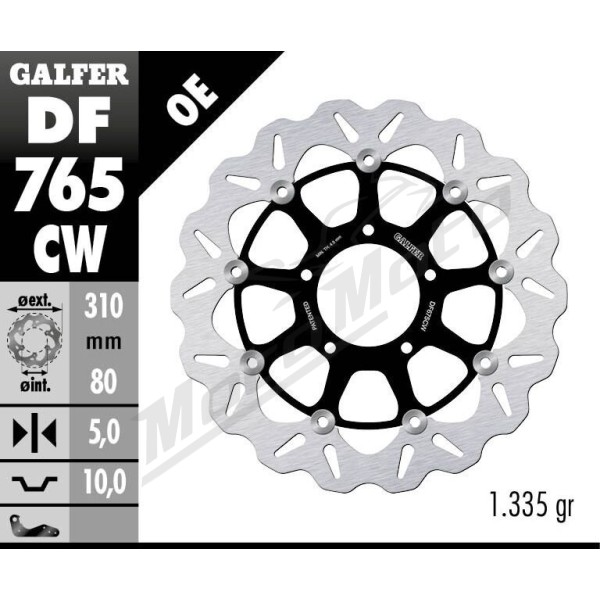 GALFER Wave® Front Brake Rotors  MV Agusta Brutale / F4 / Rush 750-1078cc 00-22
