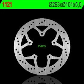 NG BRAKES Front Fixed Brake Disc 263mm Peugeot Geopolis / Geostyle / Satelis 125-500cc 06-12