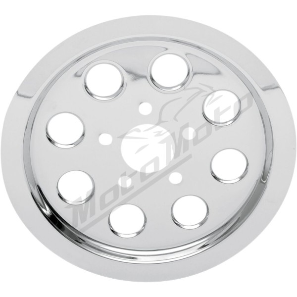 DRAG SPECIALTIES Chrome Outer Rear Pulley Insert Harley Davidson XL / XLH 883-1200cc 91-03
