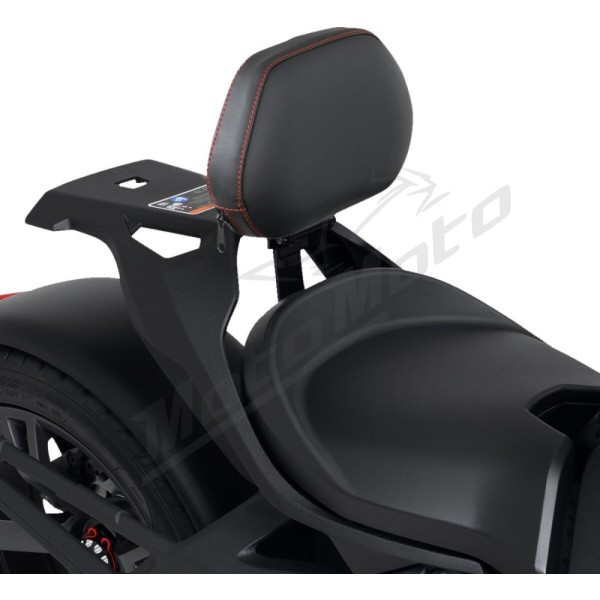 SHOW CHROME Quick-Detach Backrest CAN AM RYKER 600-900 19-24