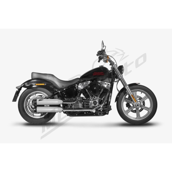 ZARD Overlapped Slip-Ons Mufflers Harley Davidson FXBB / FXBBS / FXST / FXLRST 1750-1923cc 18-24