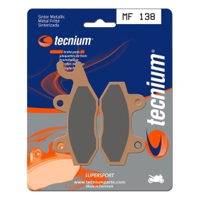 TECNIUM Street Performance Sintered Metal Brake pads - MF138 Aprilia / Honda / Kawasaki / Triumph / Yamaha 125-1200cc 89-24