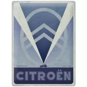 Metal tin sign CITROEN 2CV 30x40