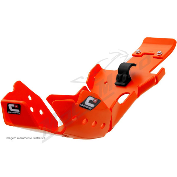 CROSSPRO Dugno / galinės pakabos apsauga oranžinė KTM / Husqvarna 250-350 2023>