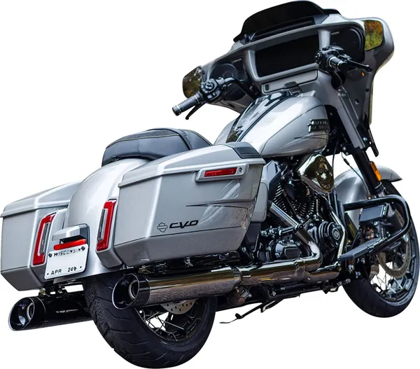 S&S CYCLE 4-1/2" MK45 Performance Slip-On Mufflers Harley Davidson FLH / FLHFB / FLHR / FLHRC 1750-1977cc 17-25