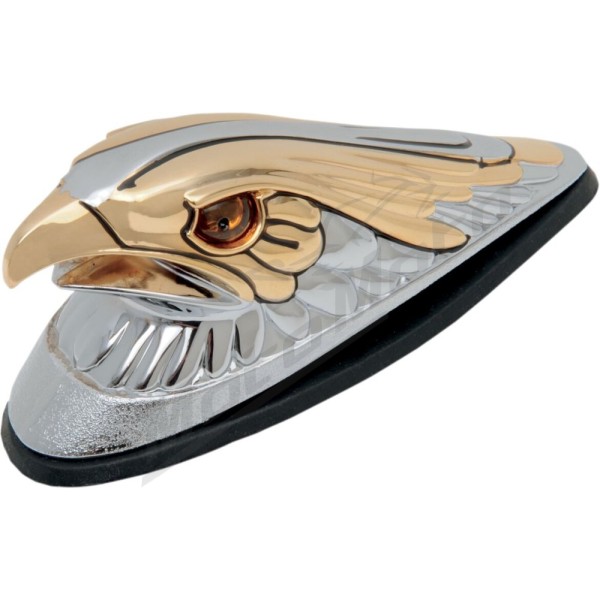 DRAG SPECIALTIES Eagle Head Front Fender Ornament 63,5mm